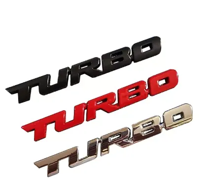Logo "Turbo" en acier à coller